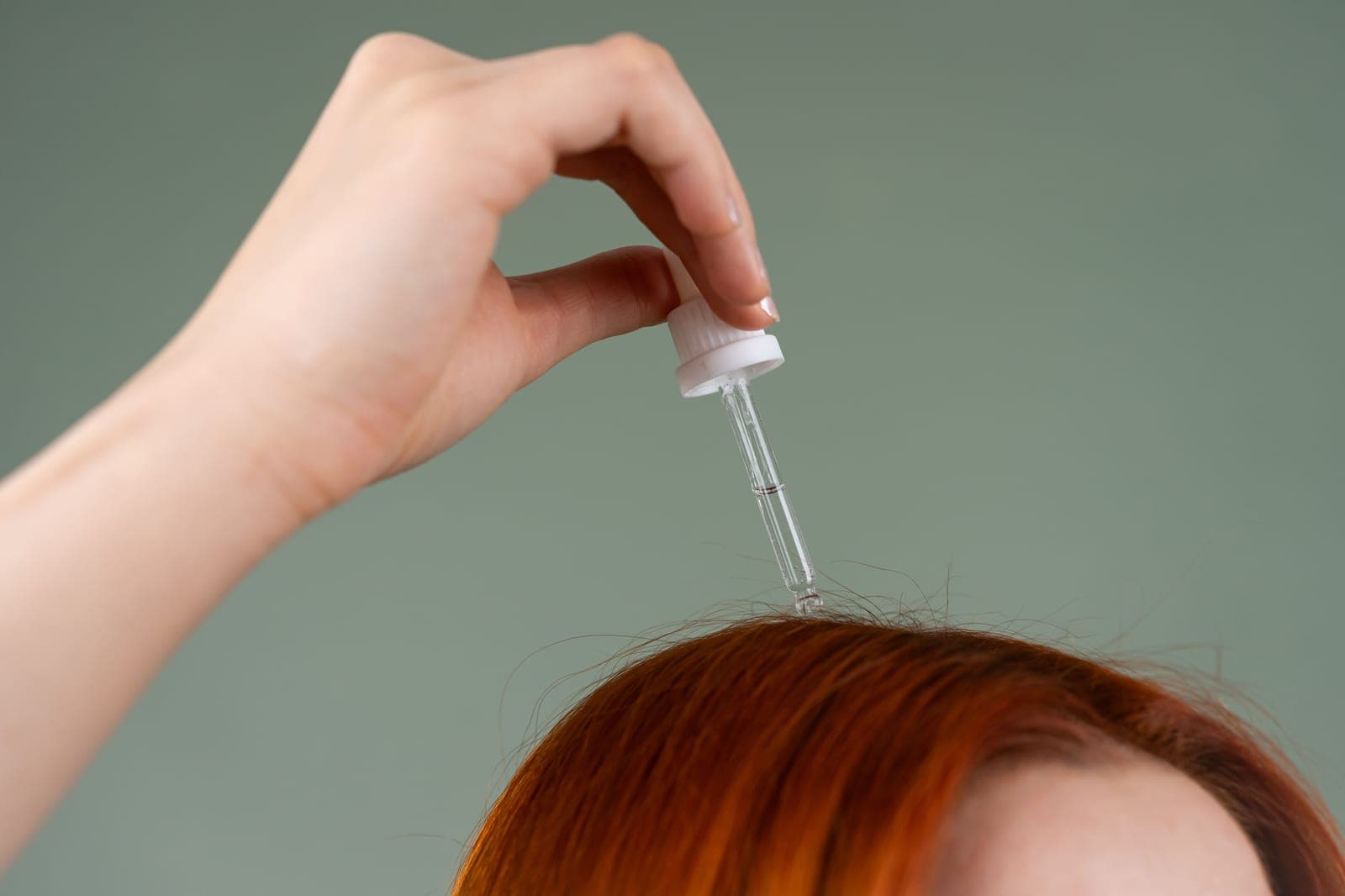 Close up of hair strands showing condition