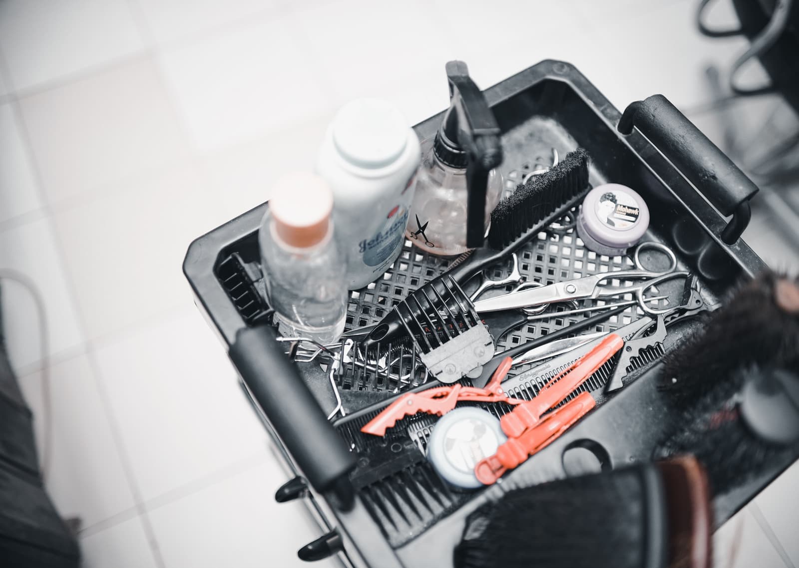 A hair styling system with attachments